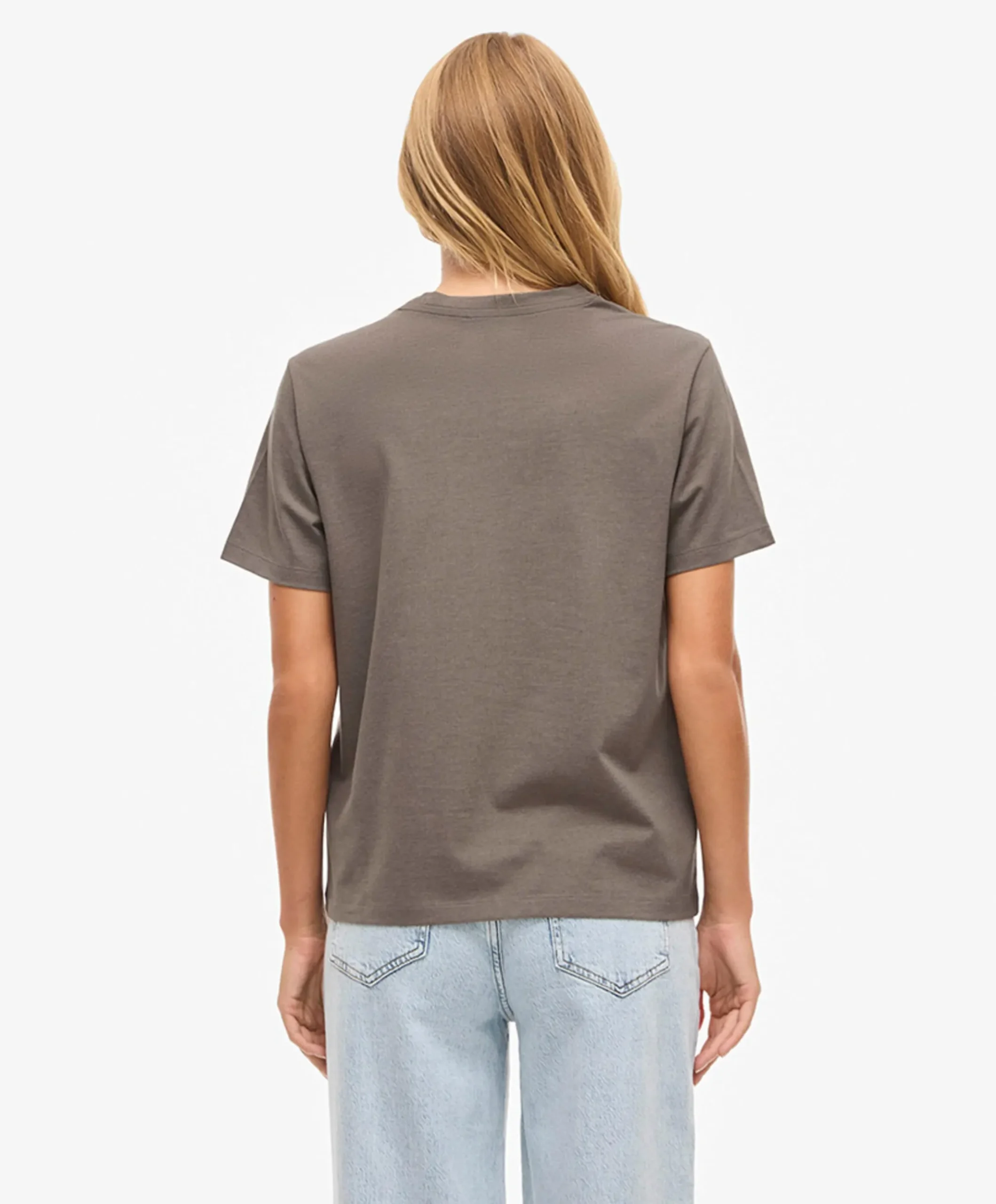 Dames T-shirt bruin