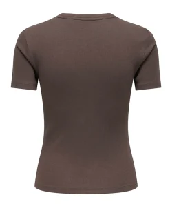 Dames T-shirt bruin