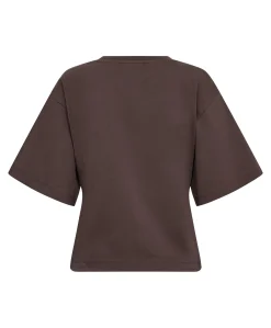Dames T-shirt bruin