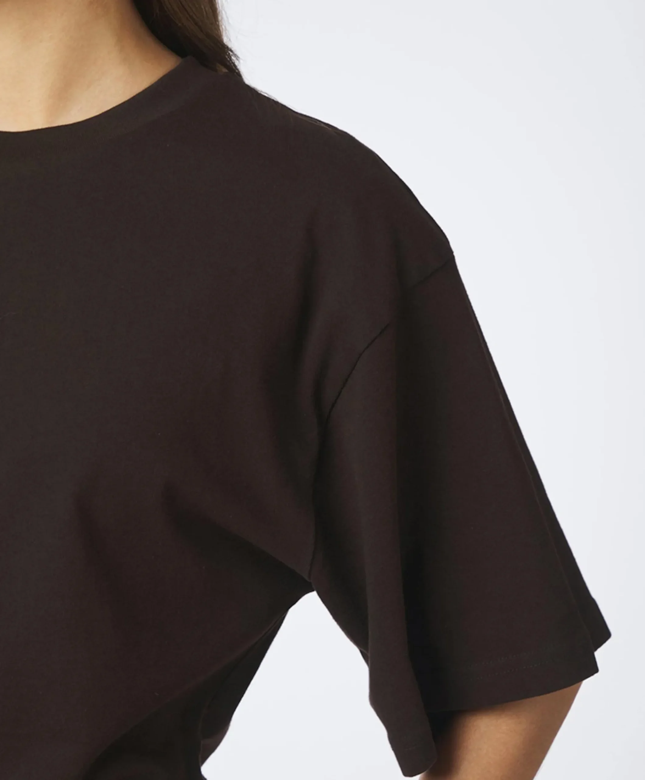Dames T-shirt bruin