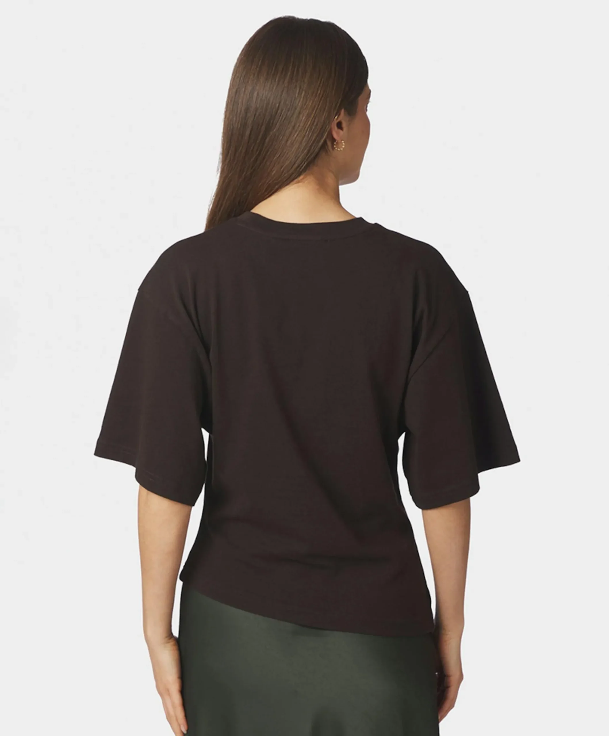 Dames T-shirt bruin