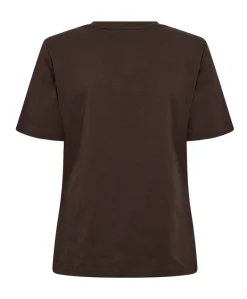 Dames T-shirt bruin