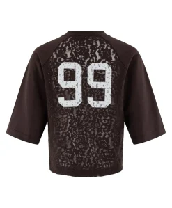 Dames T-shirt bruin