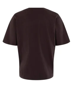 Dames T-shirt bruin