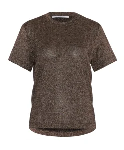Dames T-shirt bruin