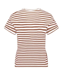 Dames T-shirt bruin
