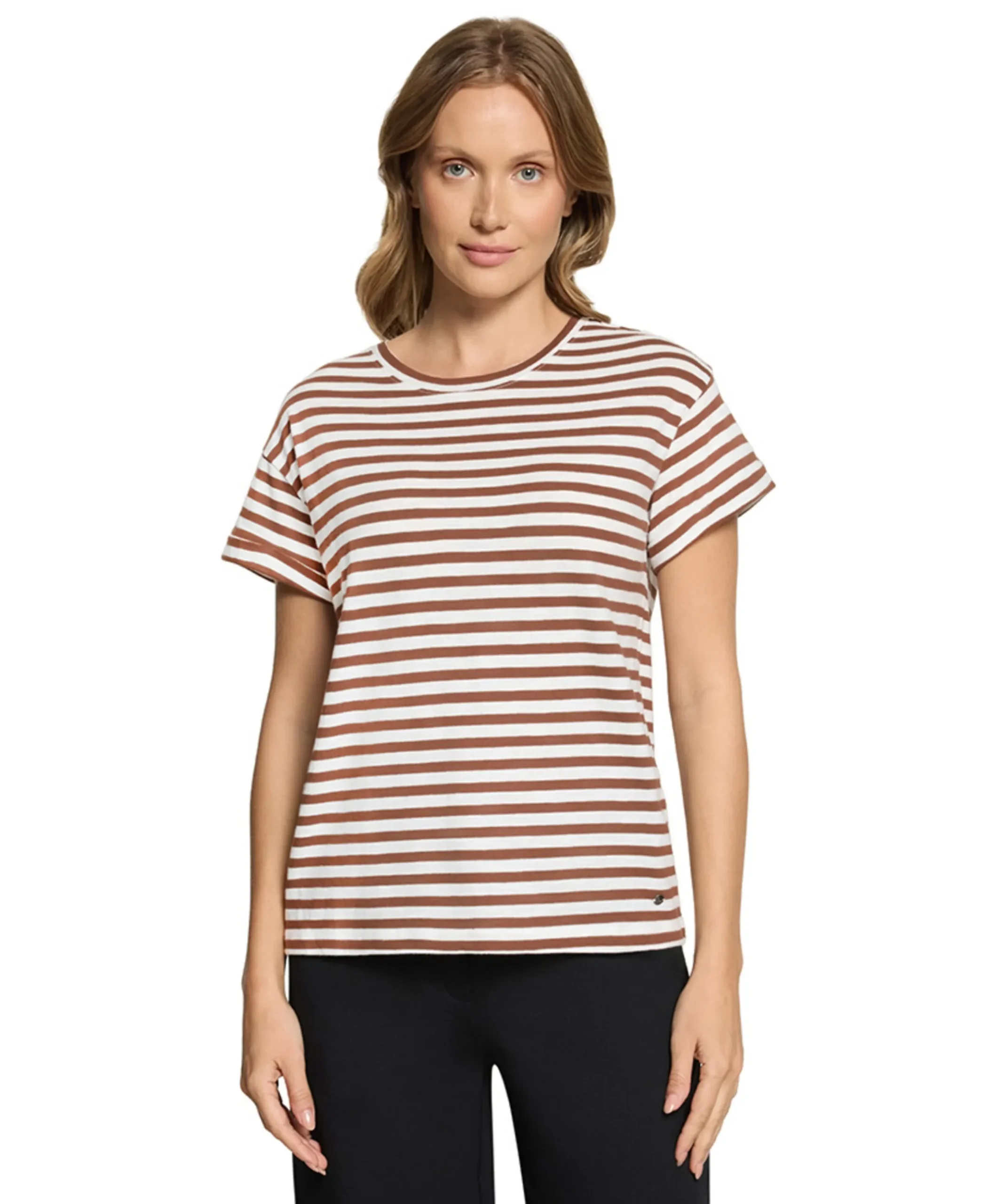Dames T-shirt bruin