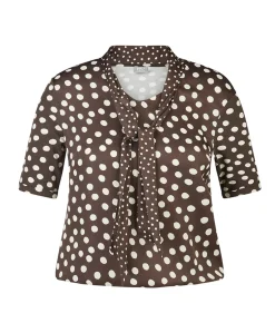 Dames T-shirt bruin