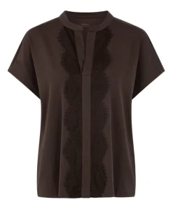 Dames T-shirt bruin