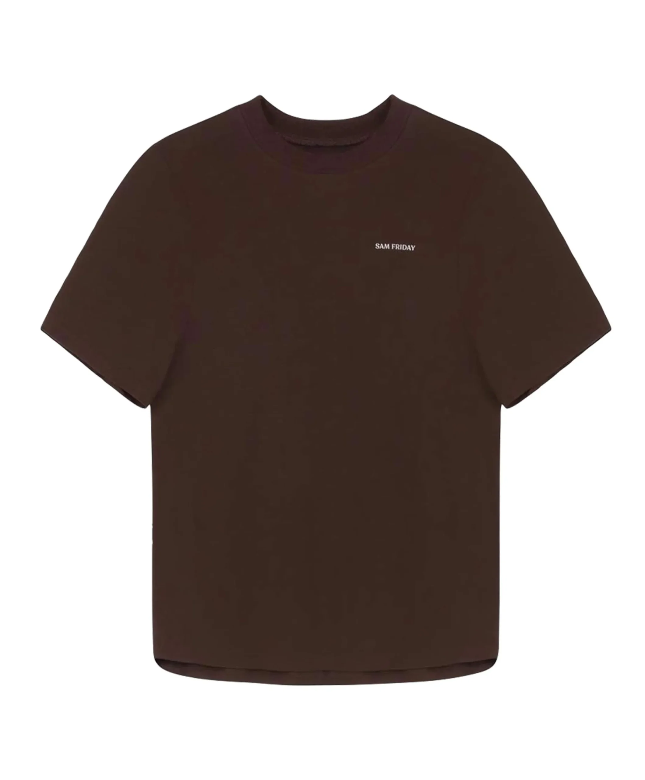 Dames T-shirt bruin