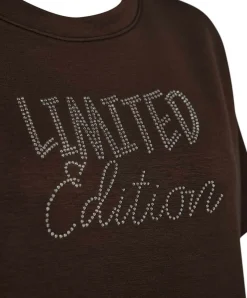 Dames T-shirt bruin