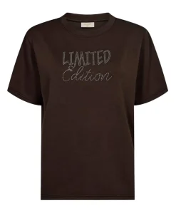 Dames T-shirt bruin