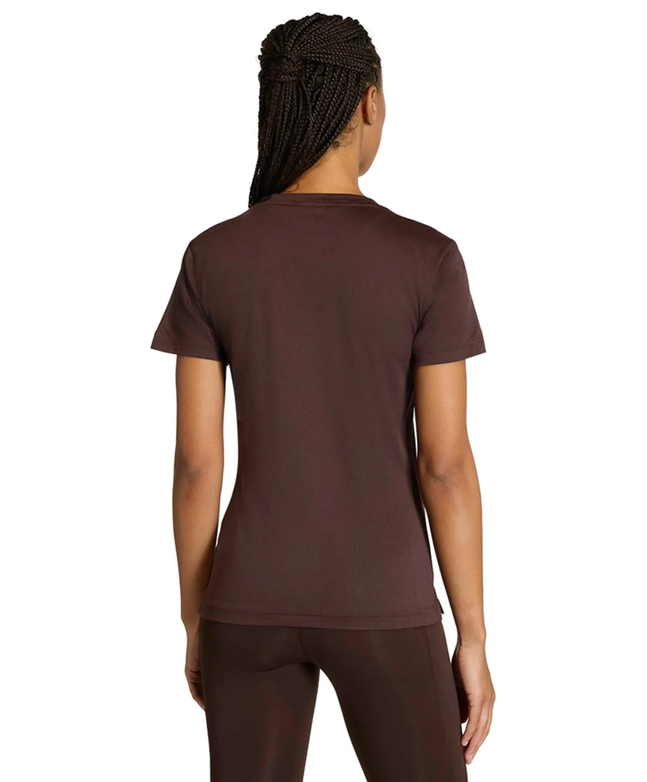Dames t-shirt bruin
