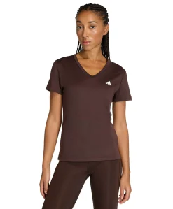 Dames t-shirt bruin