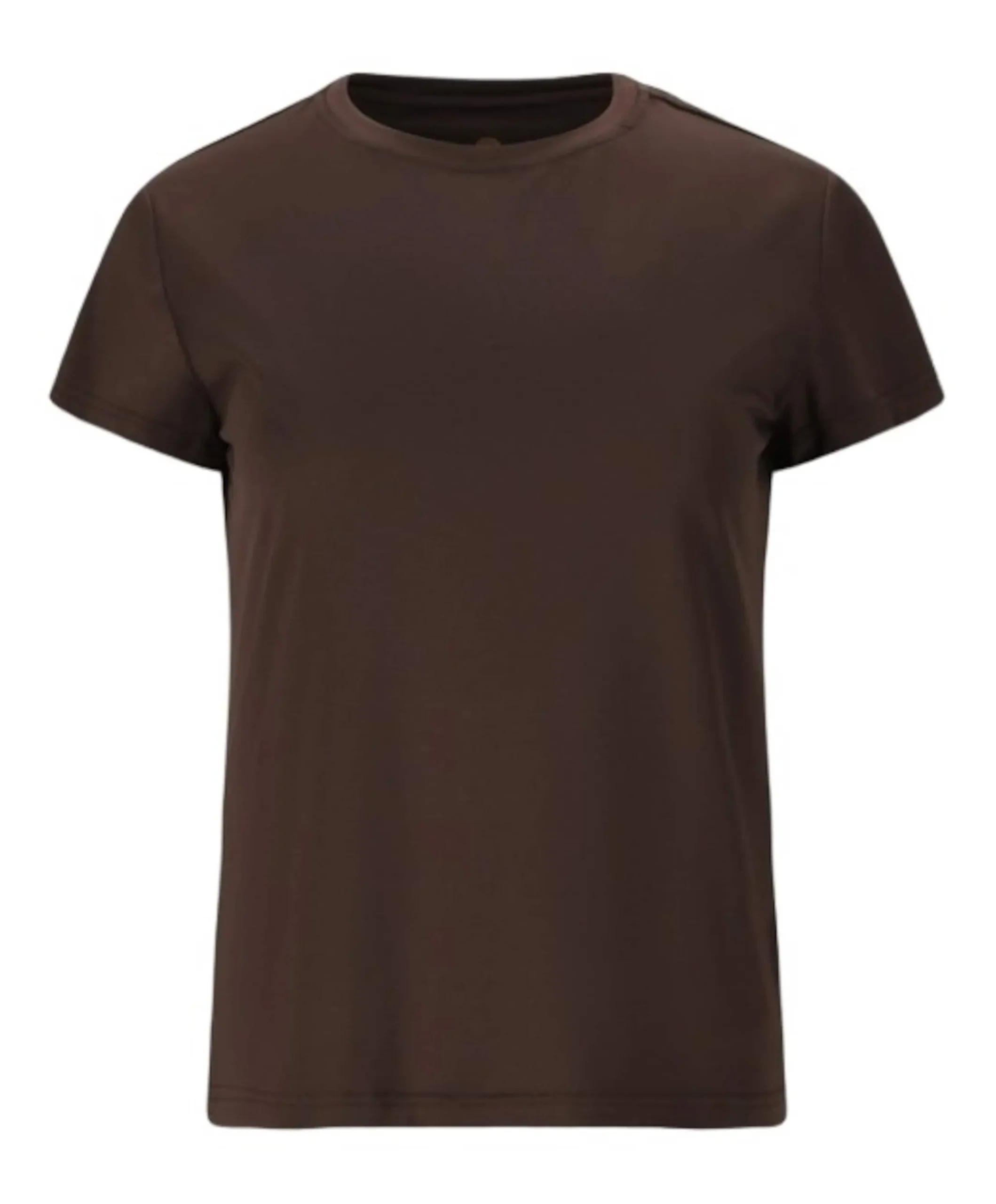 Dames t-shirt bruin