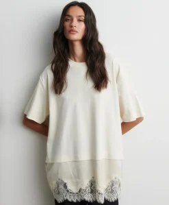 Dames T-shirt ecru