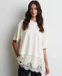Dames T-shirt ecru
