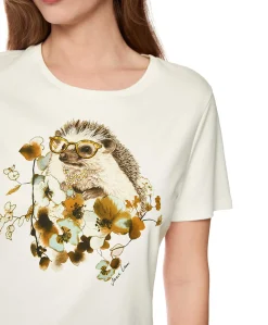 Dames T-shirt ecru