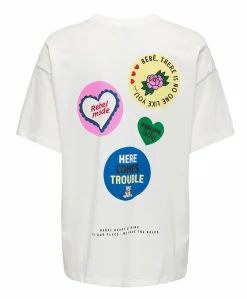 Dames T-shirt ecru