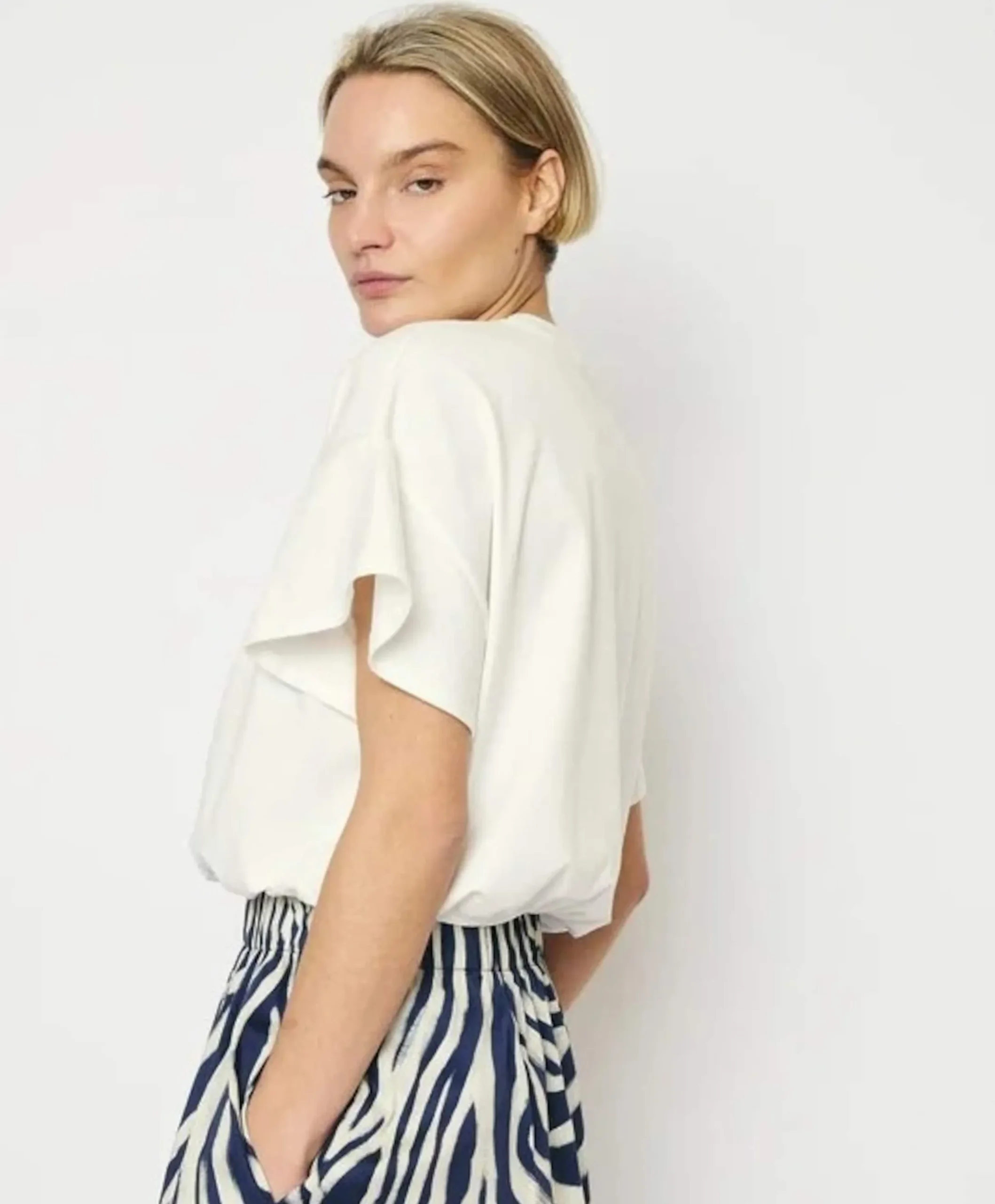 Dames T-shirt ecru