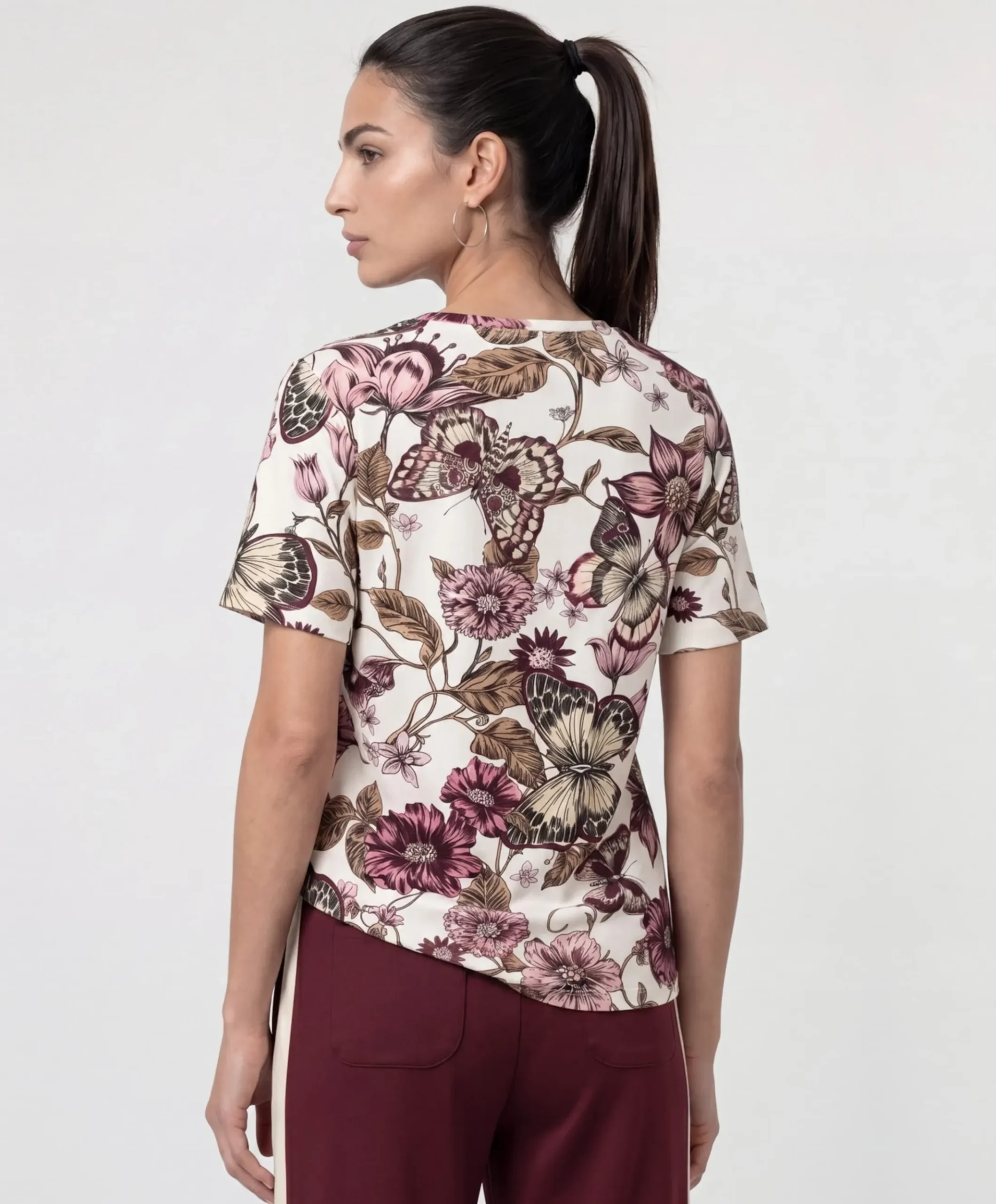 Dames T-shirt ecru