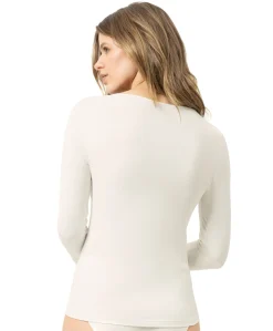 Dames T-shirt ecru