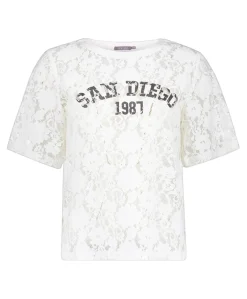 Dames T-shirt ecru