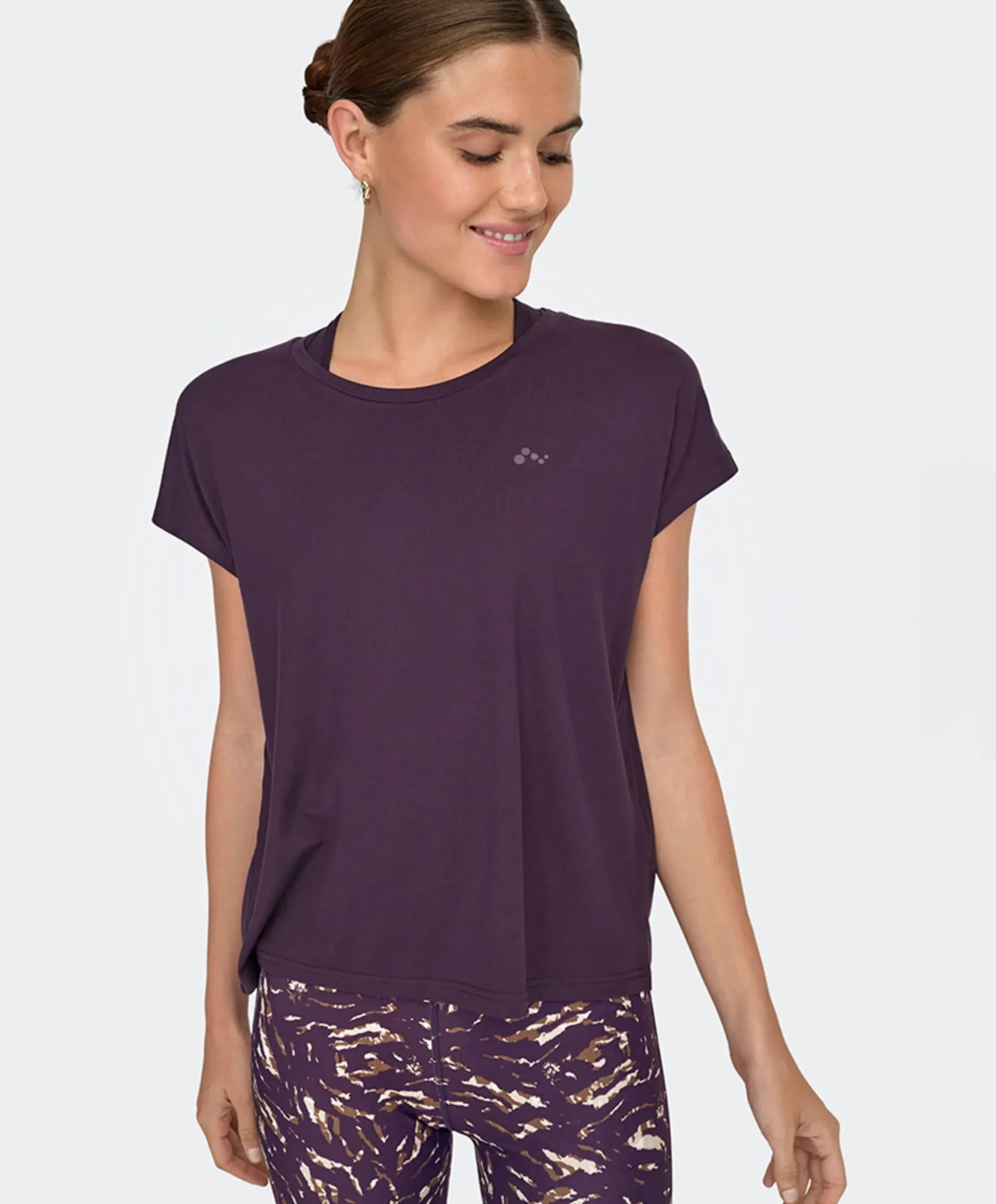 Dames t-shirt paars