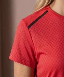 Dames t-shirt rood
