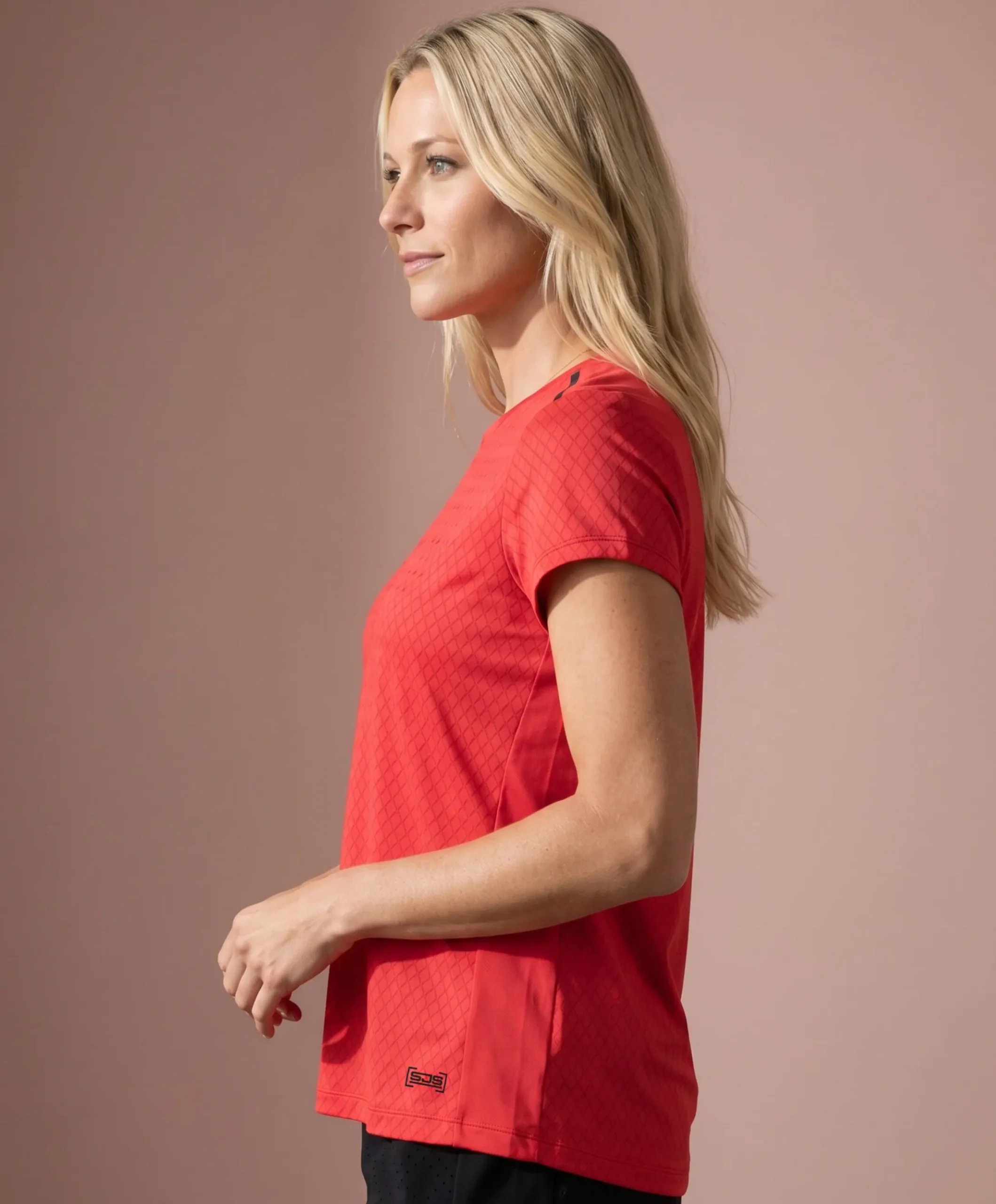 Dames t-shirt rood