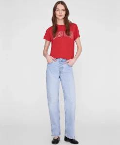 Dames T-shirt rood
