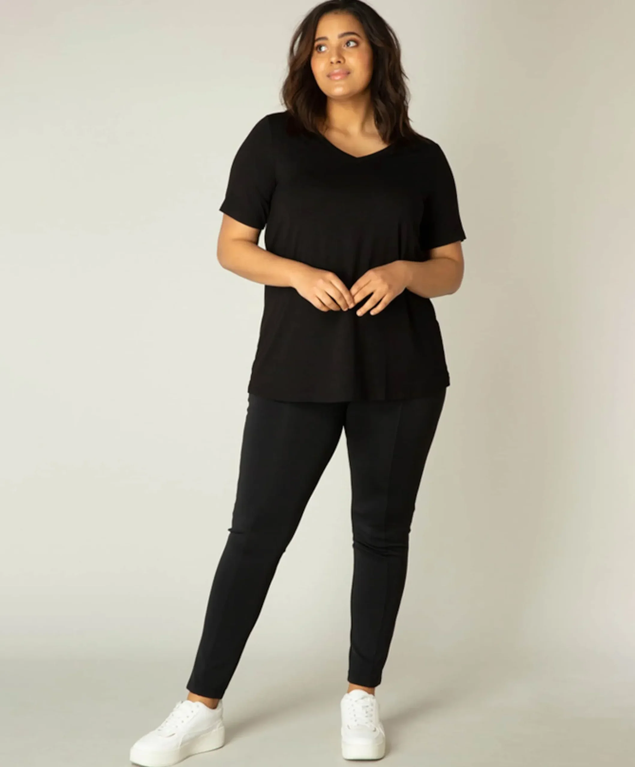 Dames T-shirt zwart