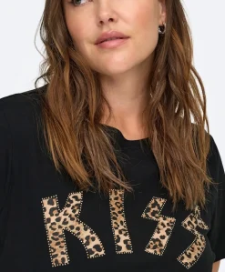 Dames T-shirt zwart