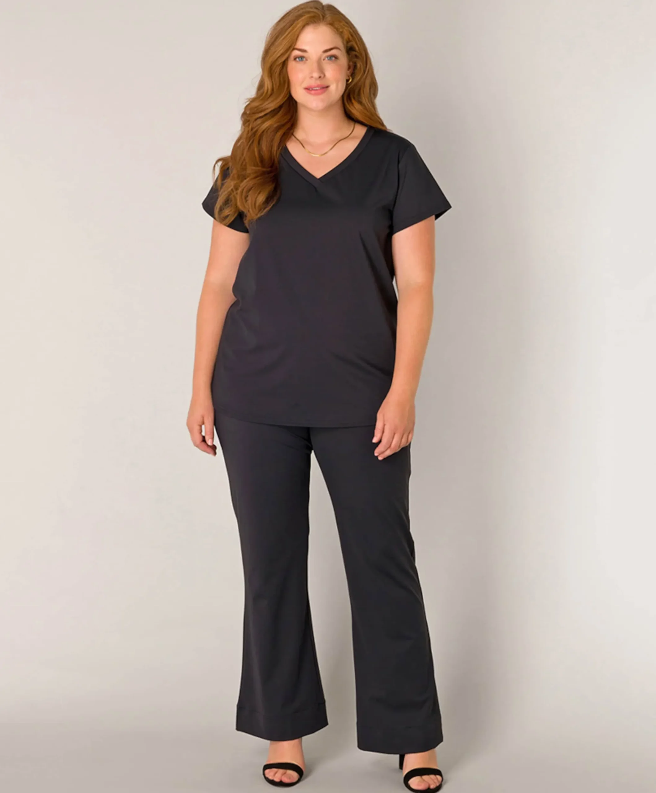 Dames T-shirt zwart
