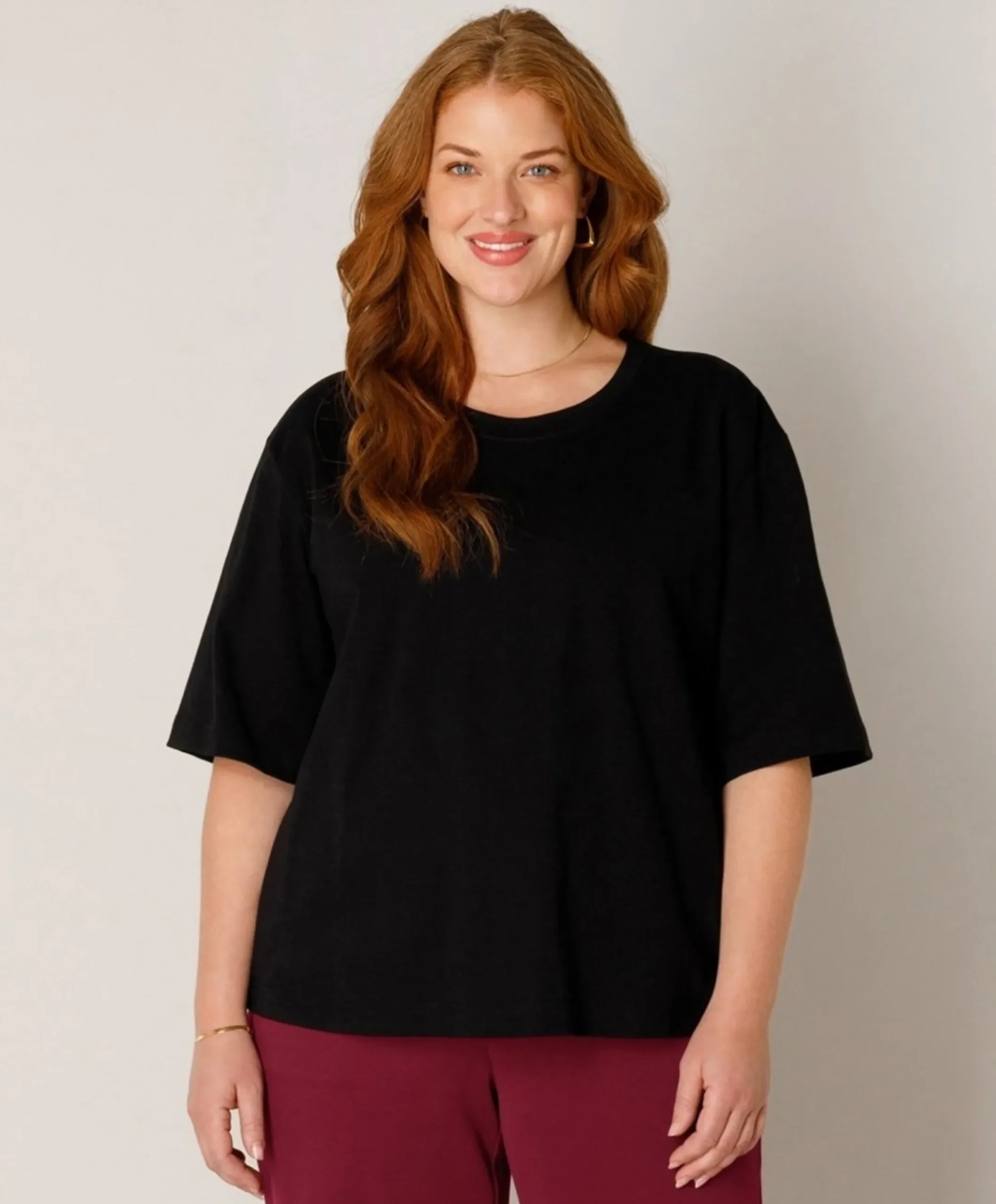 Dames T-shirt zwart