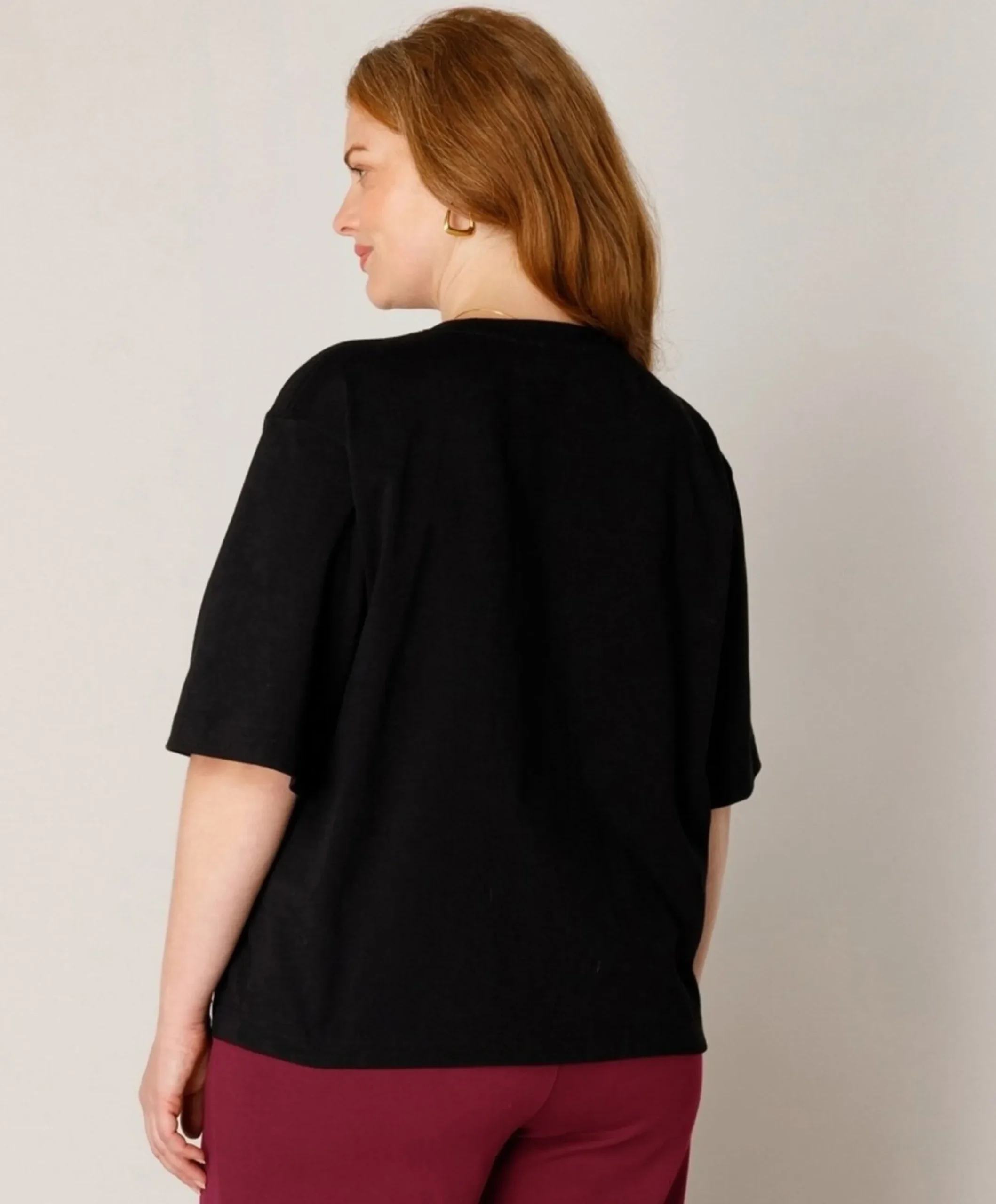 Dames T-shirt zwart