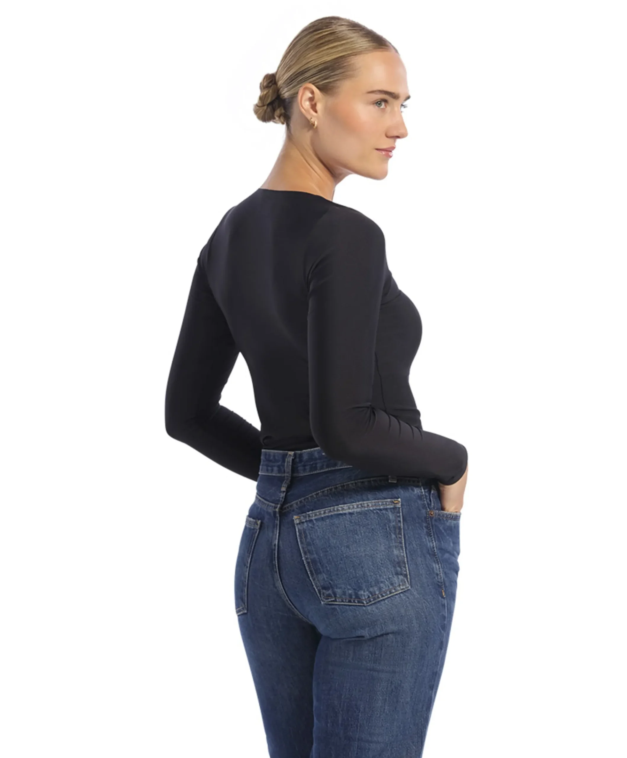 Dames T-shirt zwart