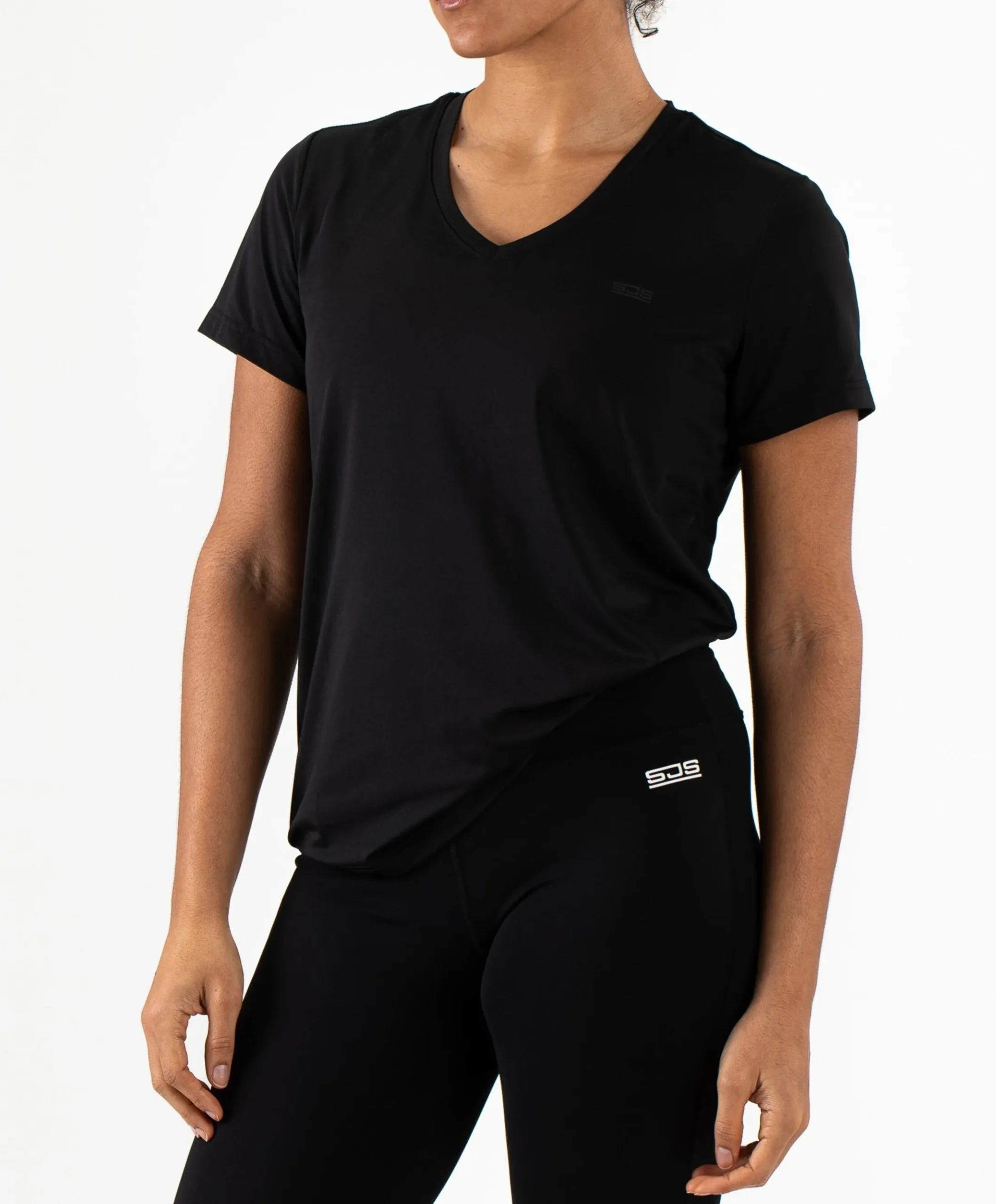 Dames T-shirt zwart
