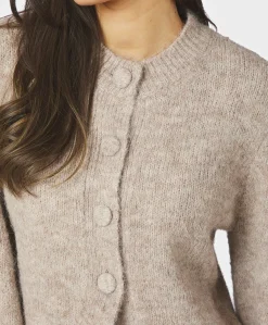 Dames vest beige