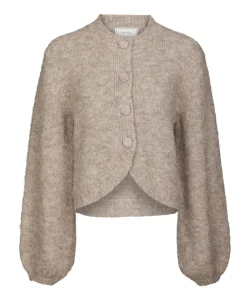 Dames vest beige