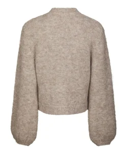 Dames vest beige