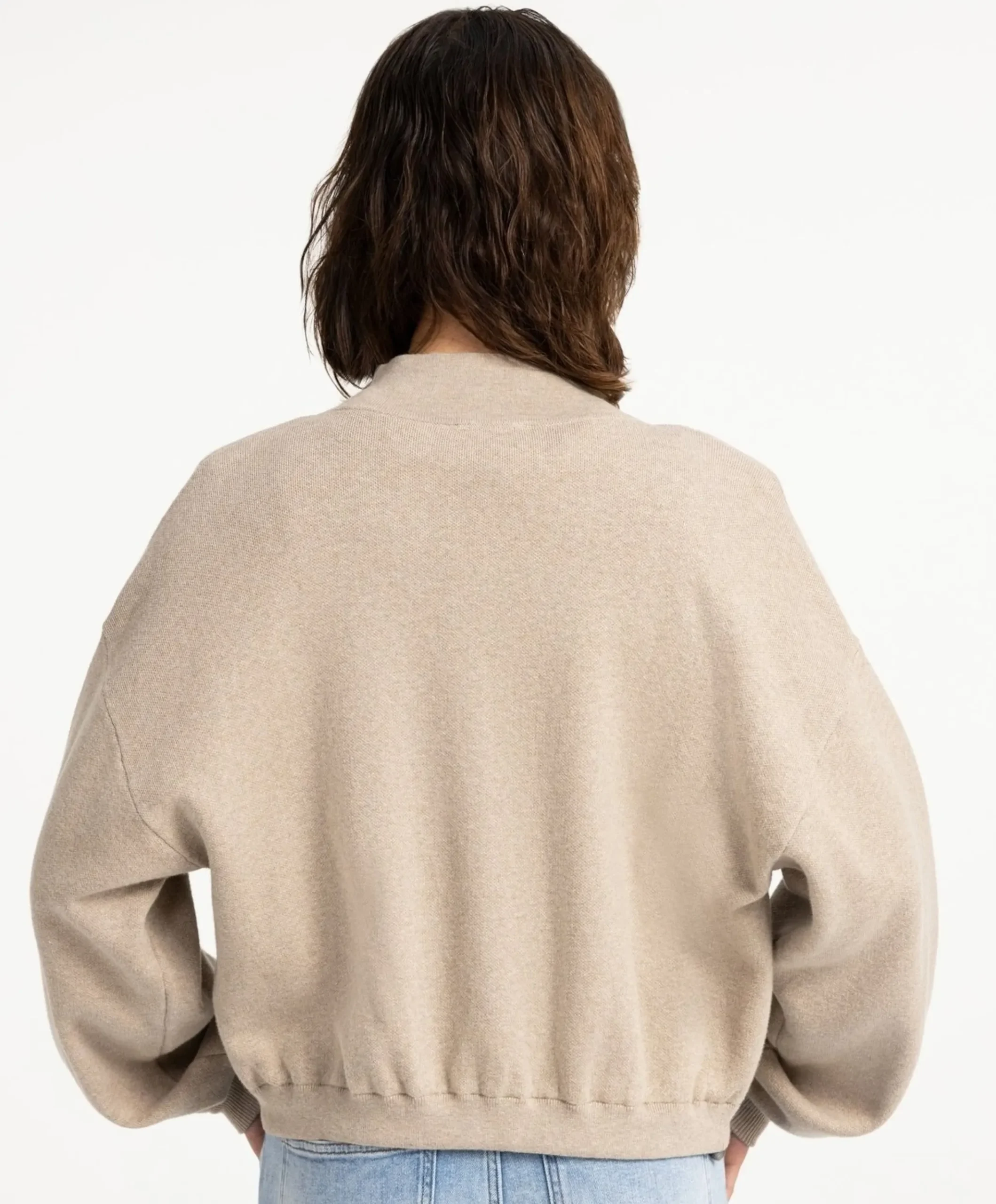 Dames vest beige