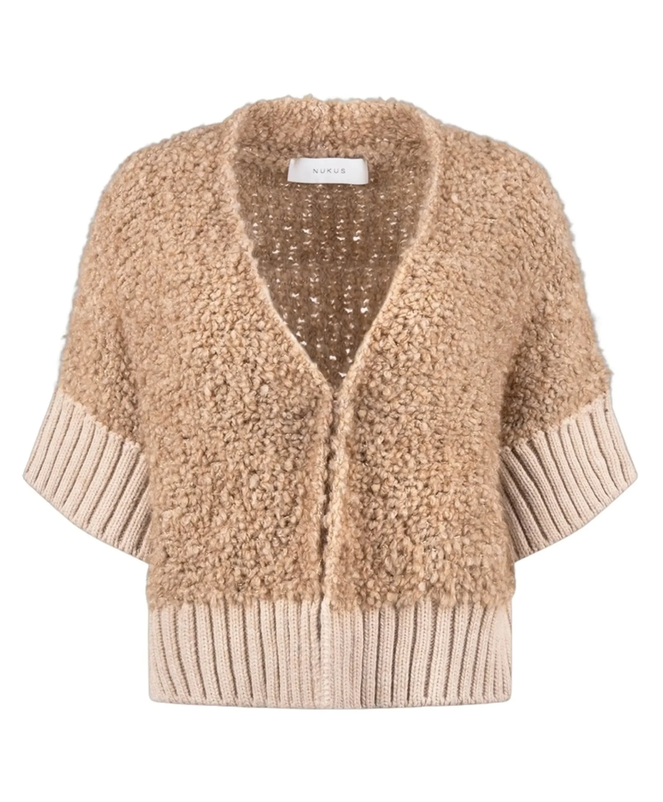 Dames vest beige