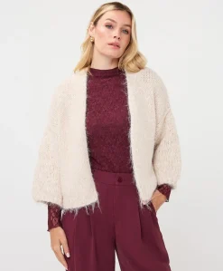 Dames vest beige