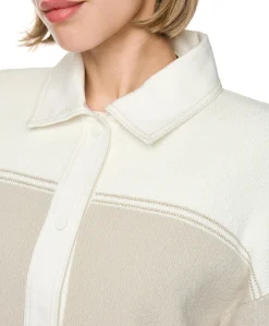 Dames vest beige