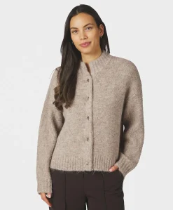 Dames vest beige