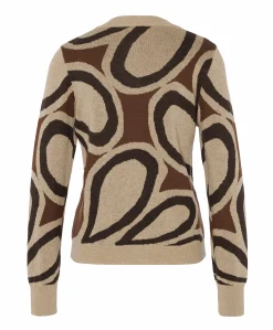 Dames vest beige