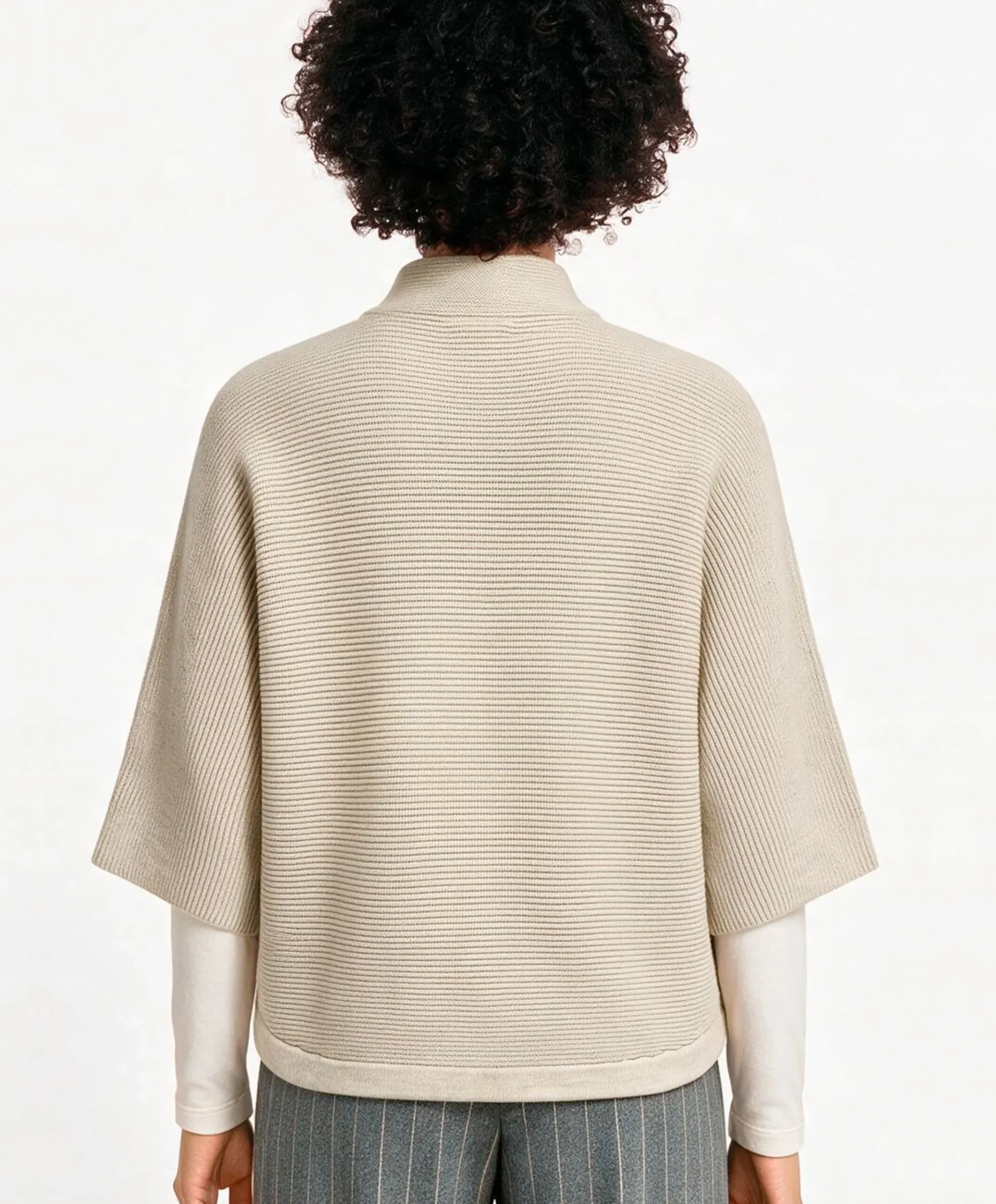 Dames vest beige