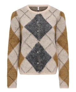 Dames vest beige