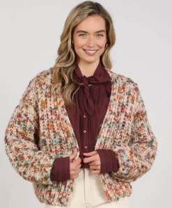 Dames vest beige